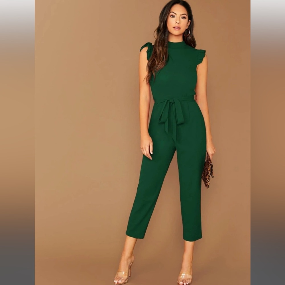 Brand new never worn, green jumpsuit, extra small